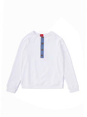 Basic Rib Placket Combo T-shirt - White