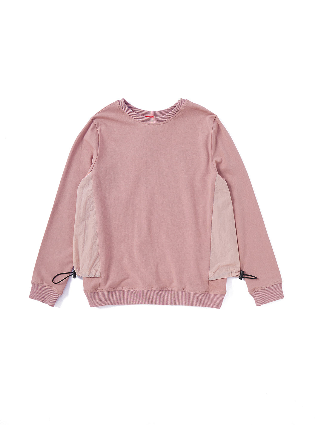 Side Insert Combo Top - Blush Pink
