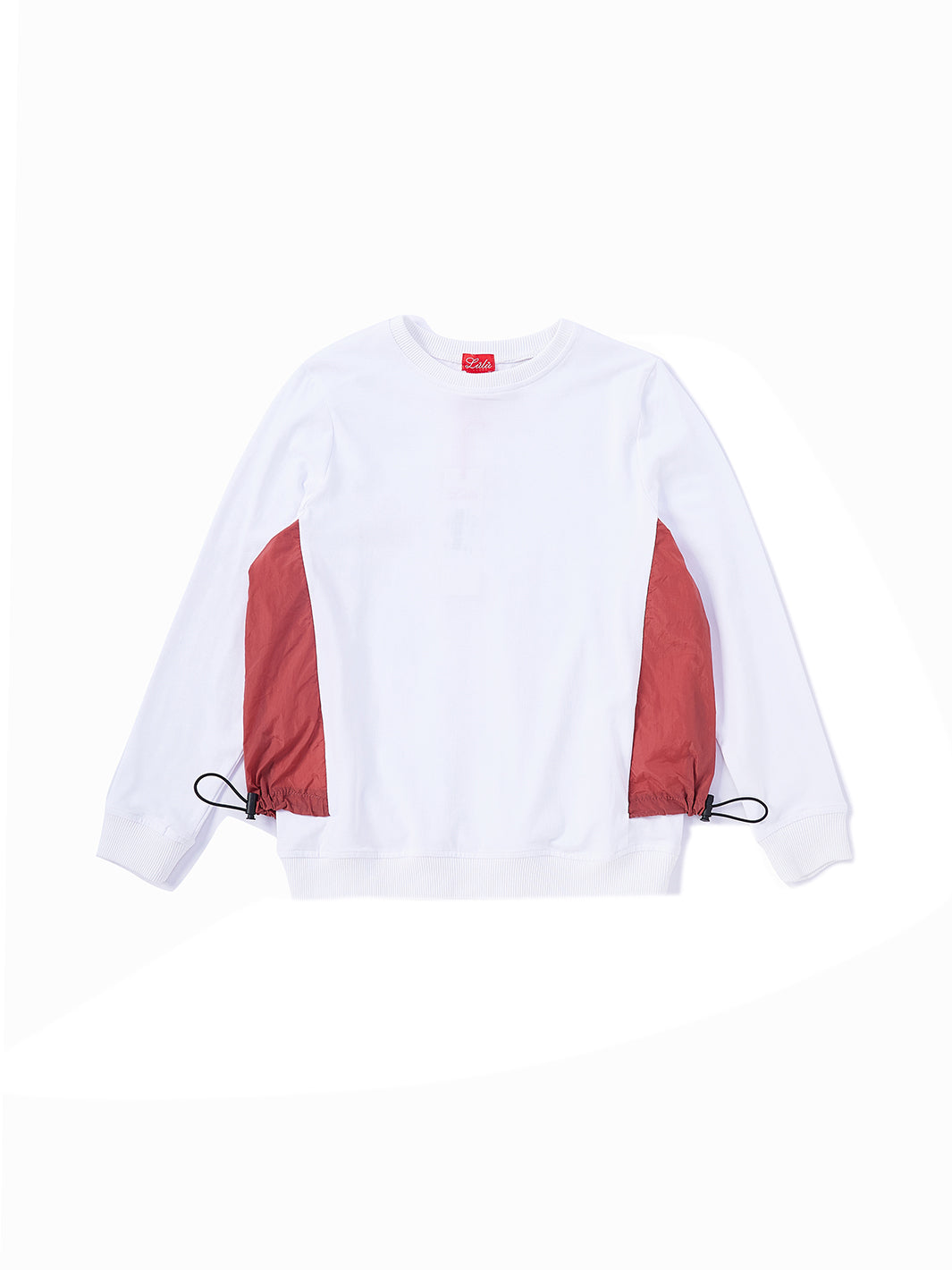Side Insert Combo Top - Pure White