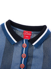 Stripe Collar Shirt