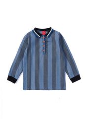 Stripe Collar Shirt