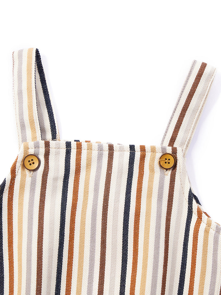 Woven Stripe Romper
