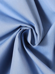 Big Collar Ruffle Dress - Blue