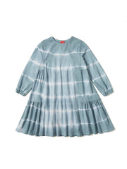 Tiered Tie-dye Dress
