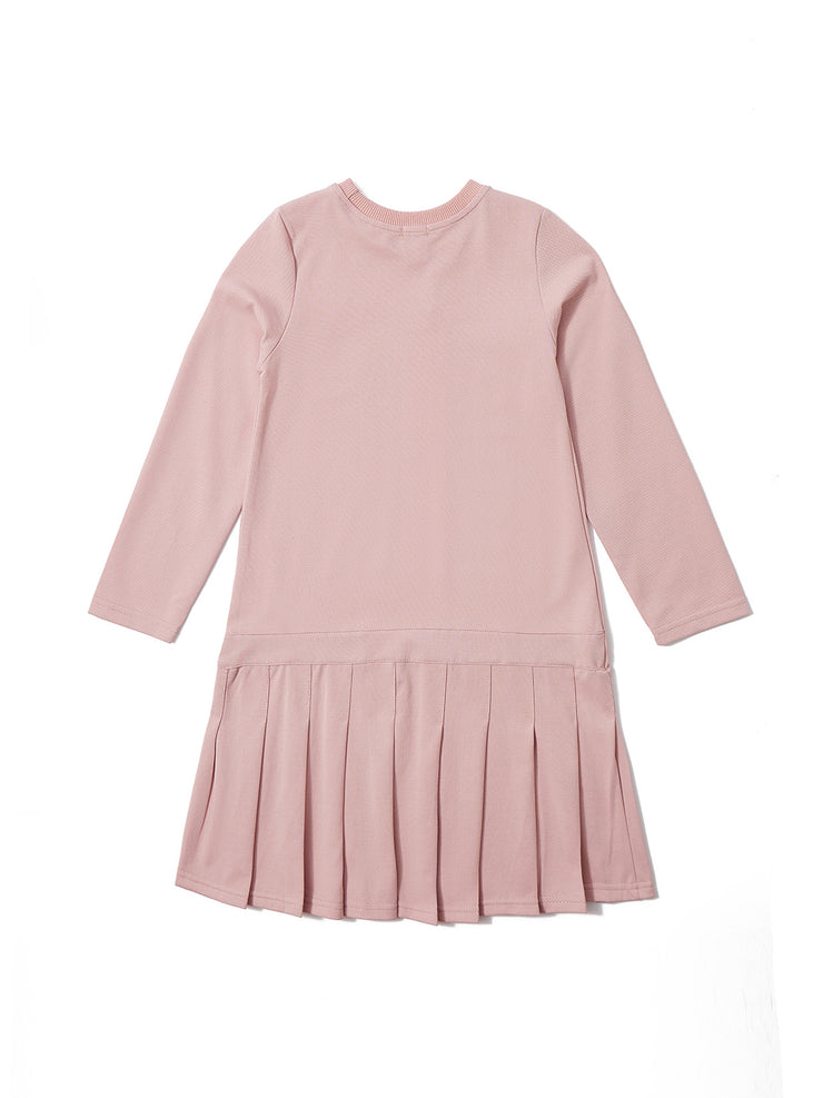 Tennis Print Pleats Dress