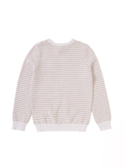 Uneven Stripe Long Sleeve Sweater