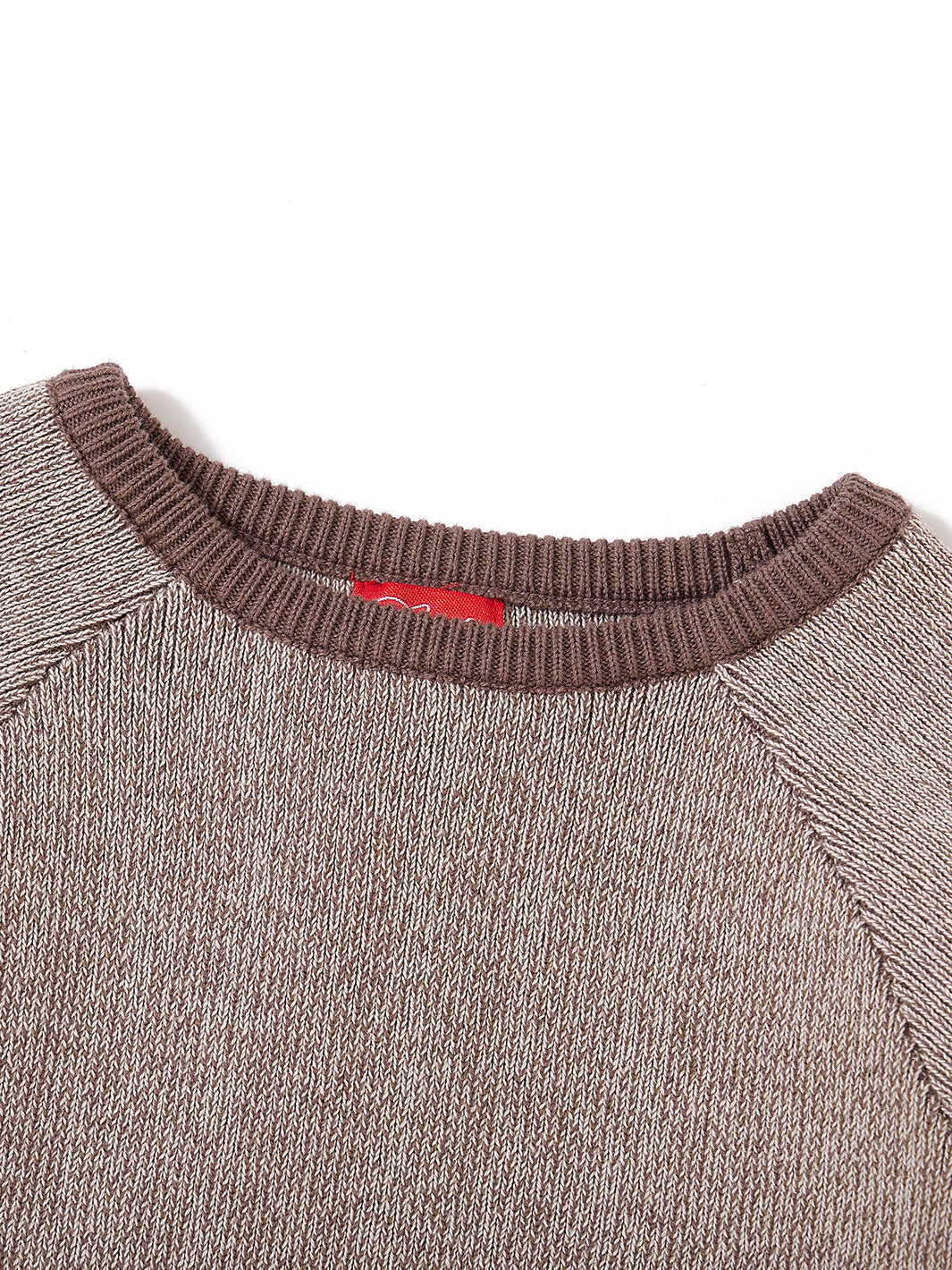 2 Tone Rib Long Sleeve Sweater