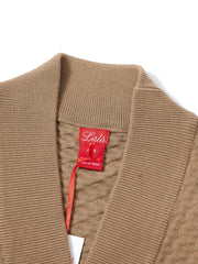 Cardigan Raised Design Knitting Sweater