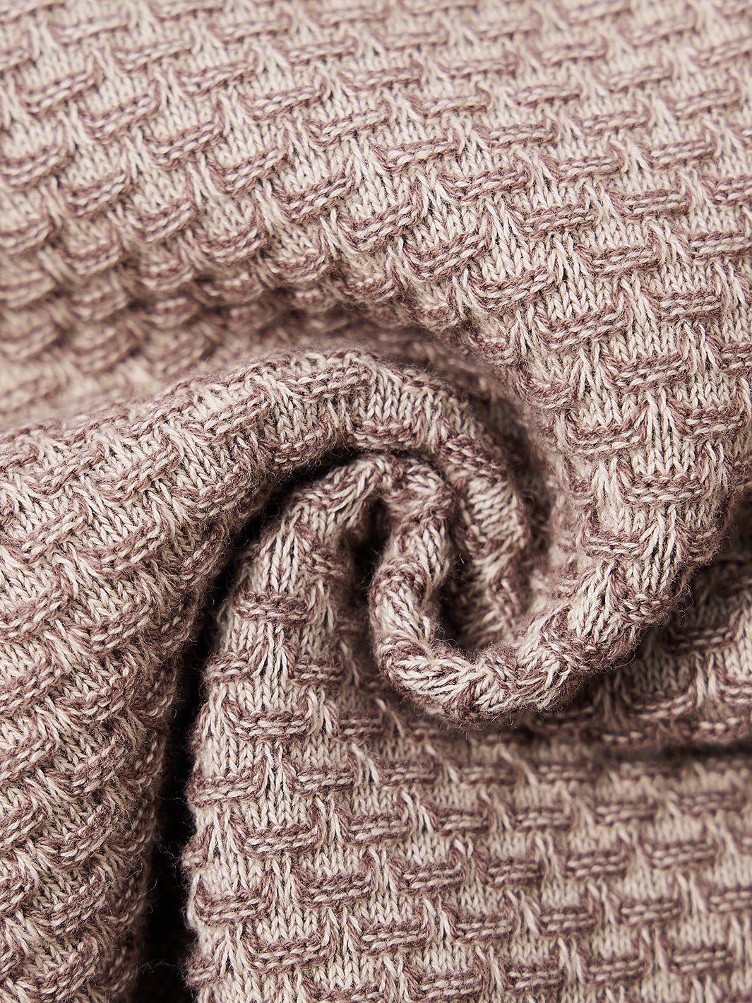 Basket Design Sweater - Dk. Earth