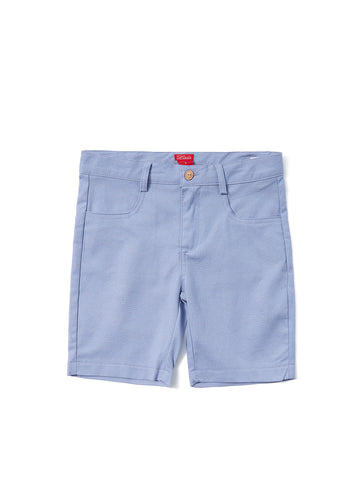 Linen Short Pants - Blue