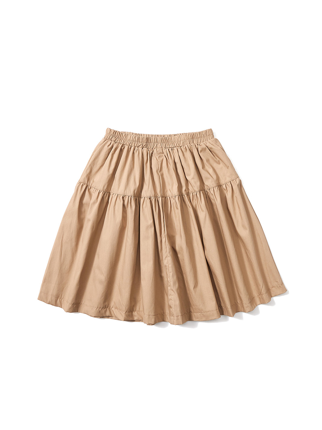 Solid Skirt - Beige