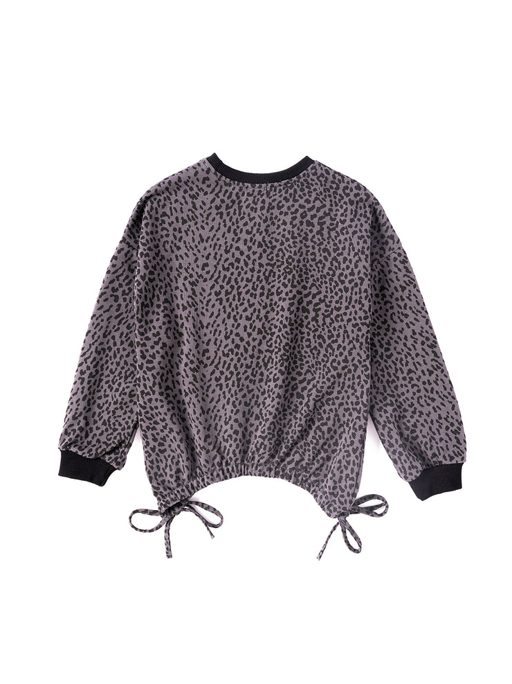 Leopard Side Bows Top