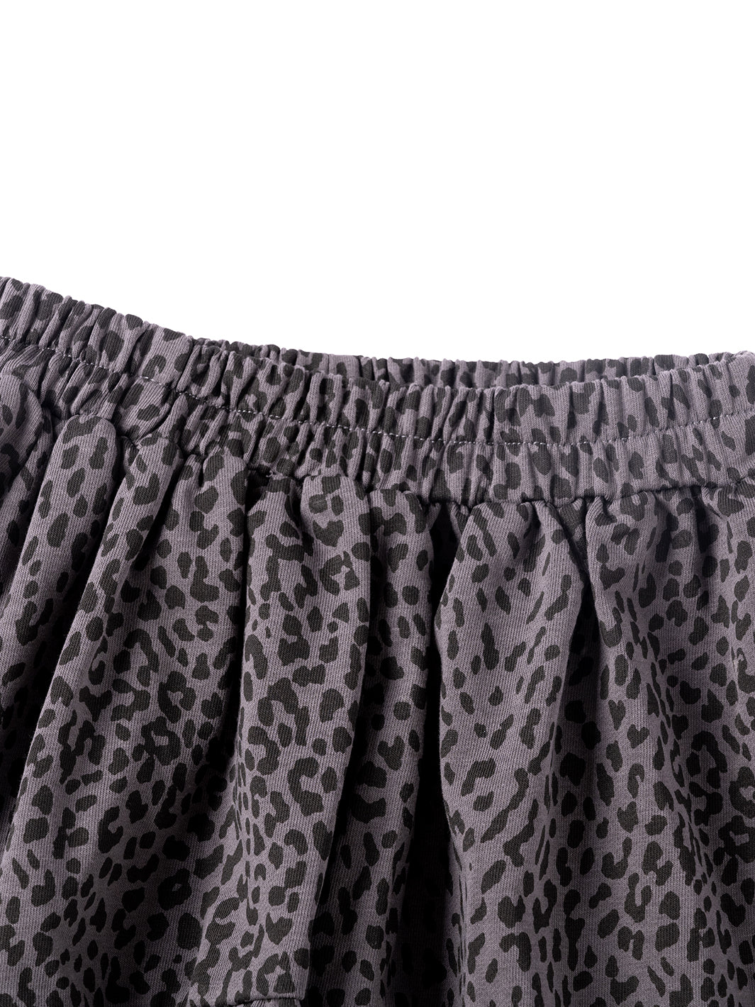 Leopard Low Cut Midi Length Skirt