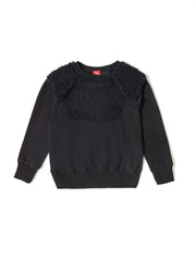 Combo Sherpa Top - Black