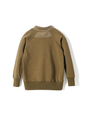Collar Combo Sherpa Polo - Khaki