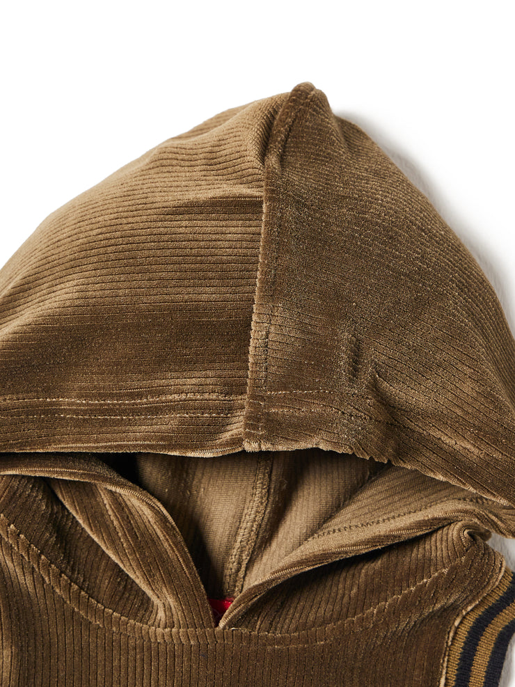 Stripe Rib Jumper - Khaki
