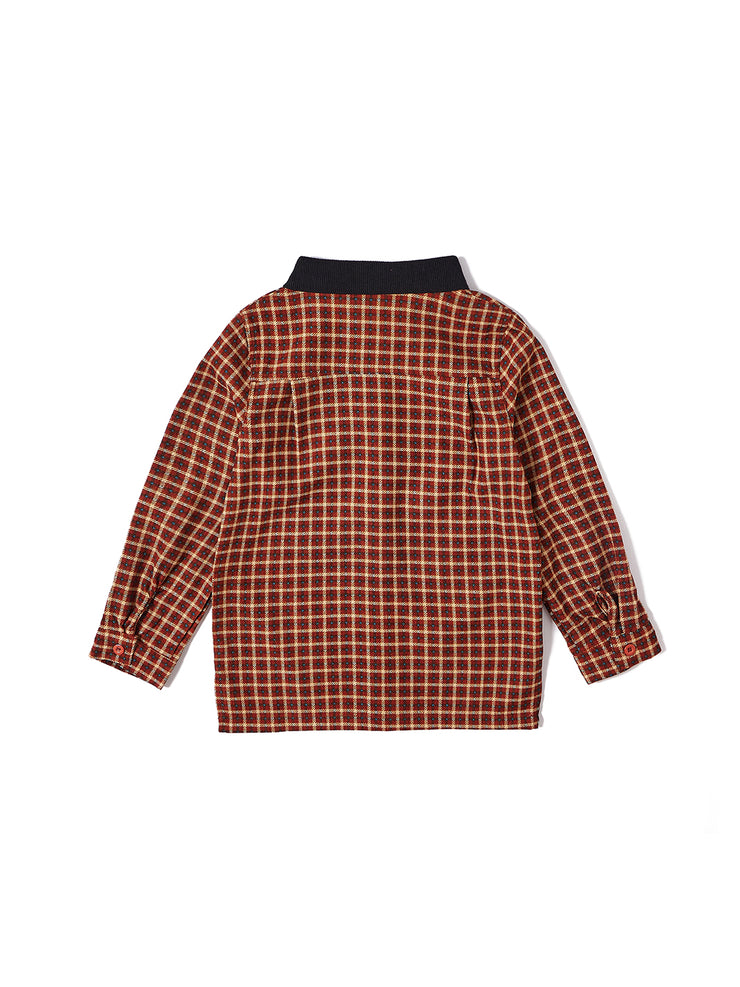 Vintage Plaid Corduroy Shirt