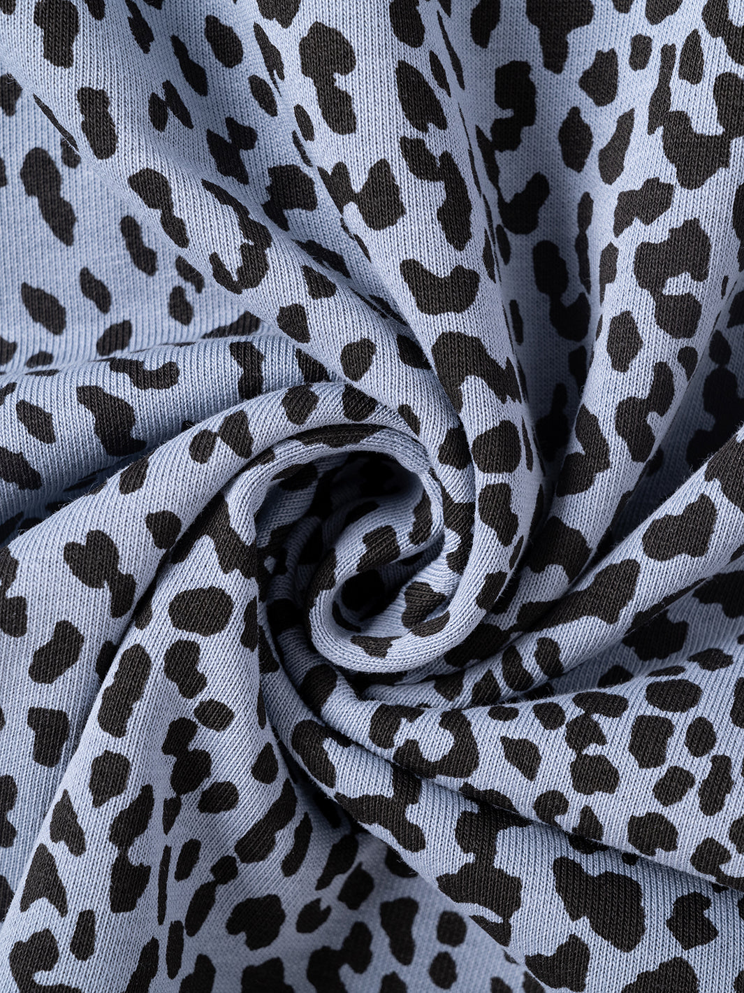 Light Leopard Turtleneck Dress