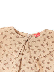 Girl Earth Tone Floral Set