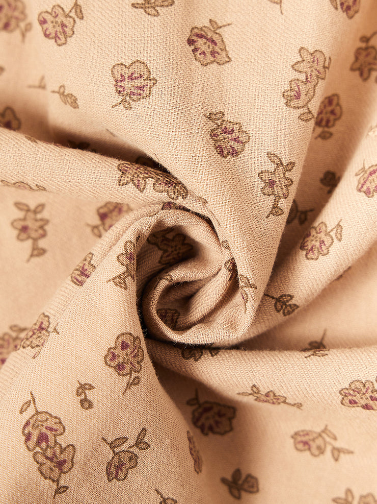 Girl Earth Tone Floral Set