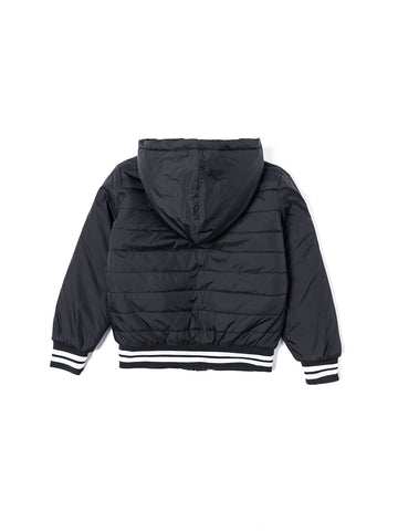 Quilted Stripe Rib Jacket