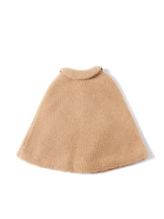 Poncho Sherpa Jacket - Lt. Beige