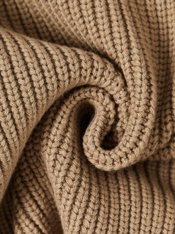 Chunky Knit Sweater - Smoky Beige