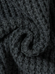 Poncho Chunky Knit Sweater