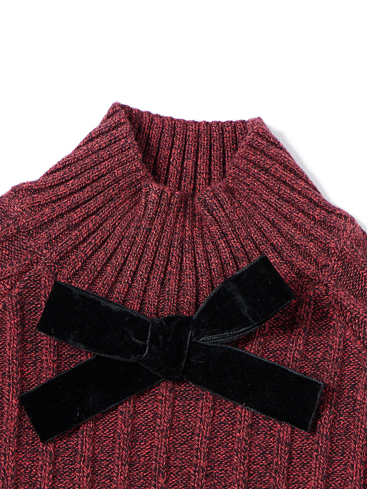 Raised Design Sweater - Black