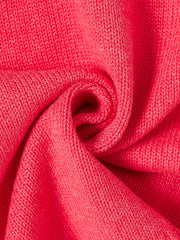 Raised Design Sweater - Dk. Rose