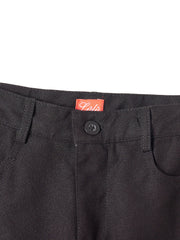 Basic Brushed Long Pants - Black