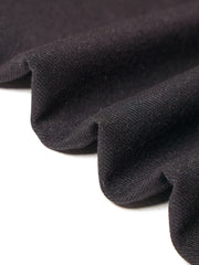 Basic Brushed Long Pants - Black