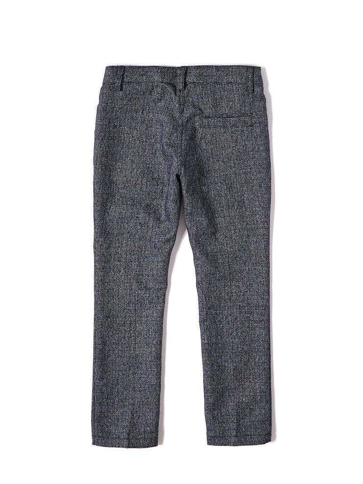 Brushed Tweed Long Pants - Navy