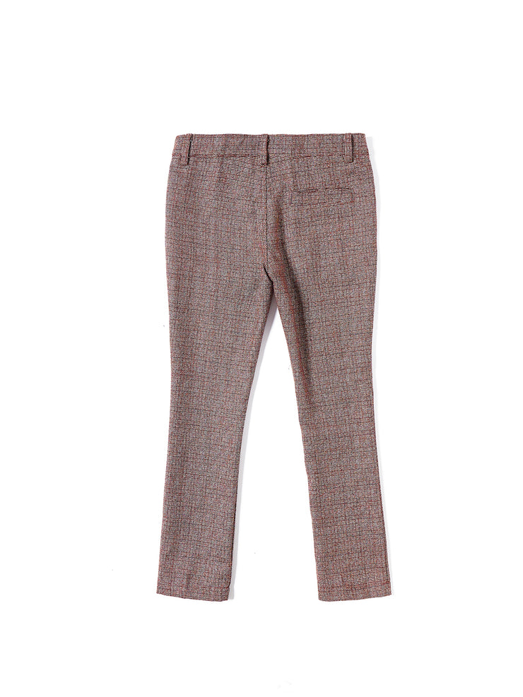 Brushed Tweed Long Pants - Rust