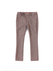 Brushed Tweed Long Pants - Rust