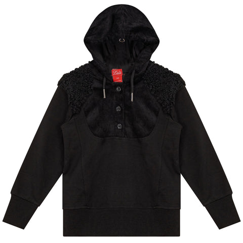 Combo Sherpa Hooded Top