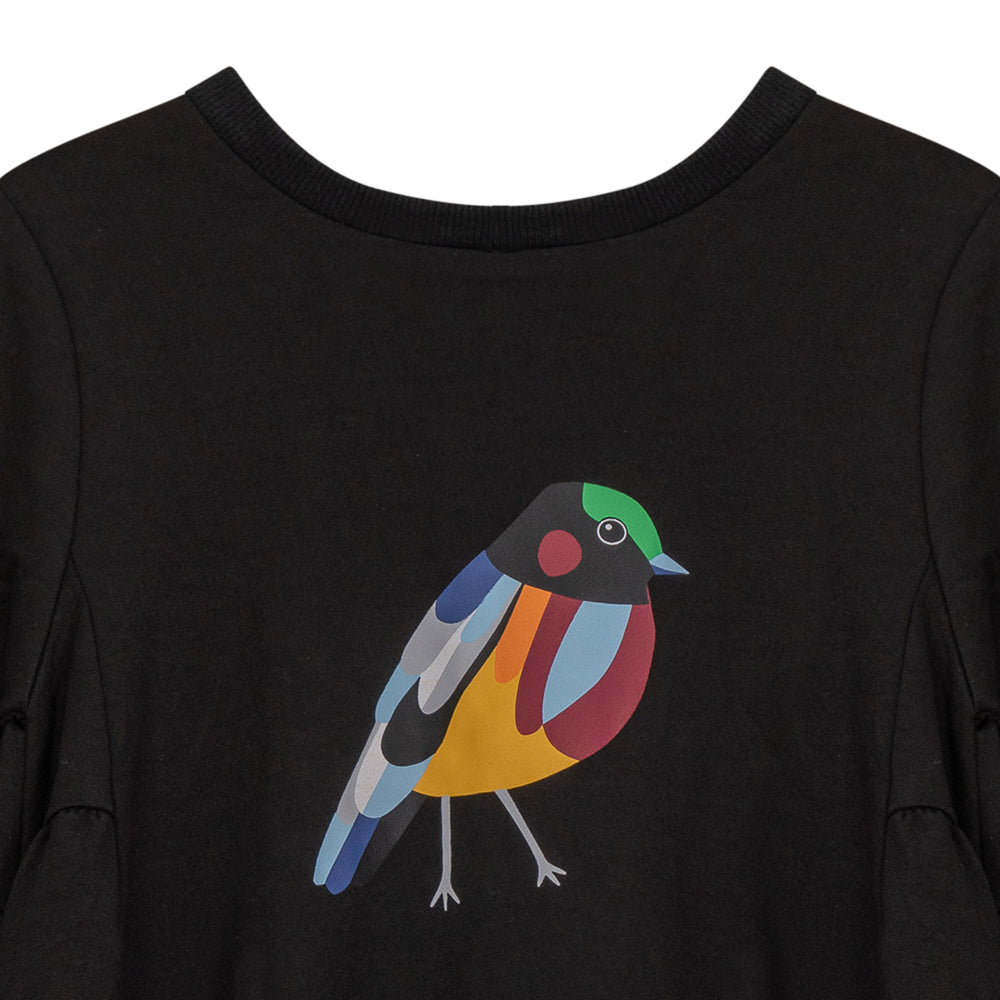Bird Print Dress
