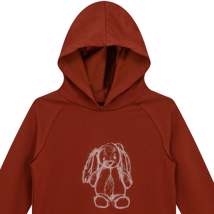 Pencil Sketch Rabbit Print Top