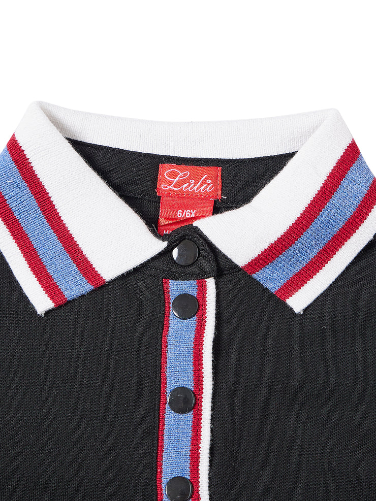 Stripe Collar Polo