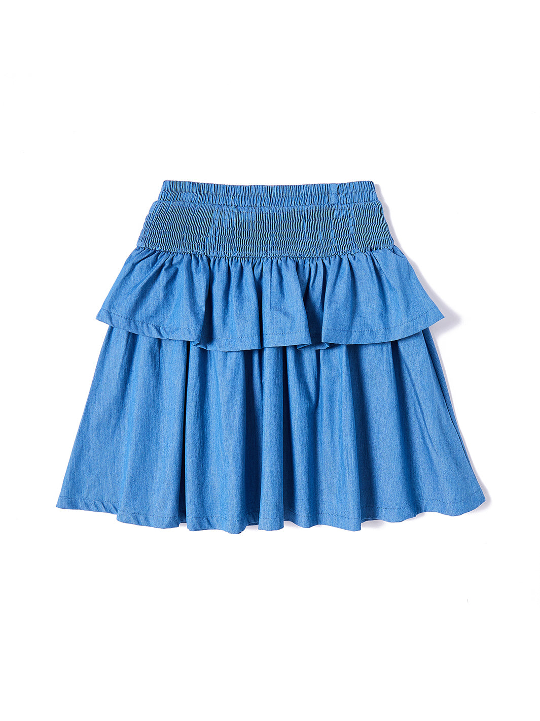 Layered Ruffled Skirt - Blue