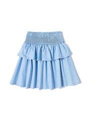 Layered Ruffled Skirt - Lt. Blue
