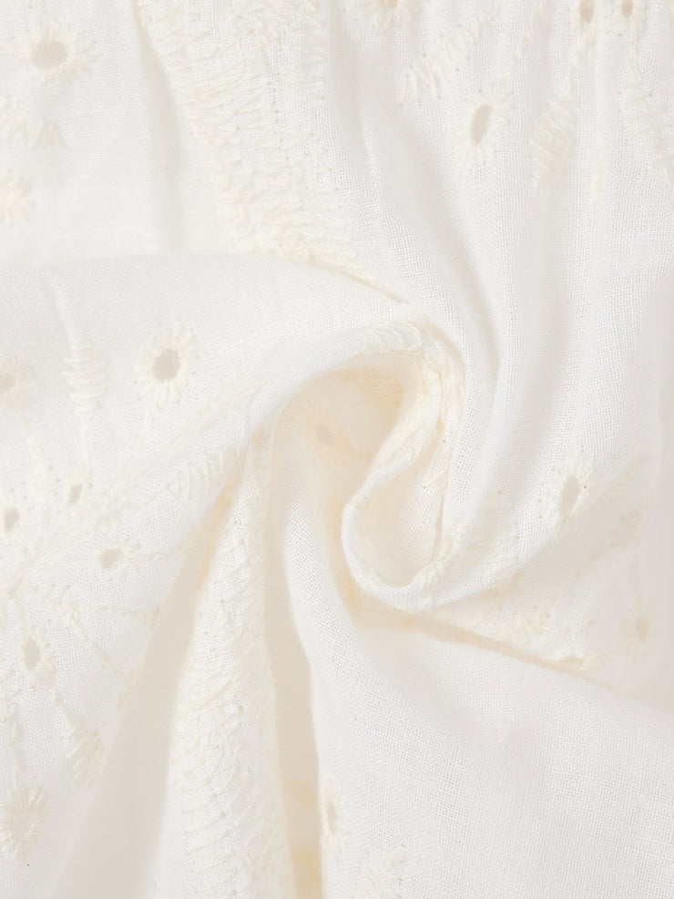 Baby Two Tone Eyelet Set