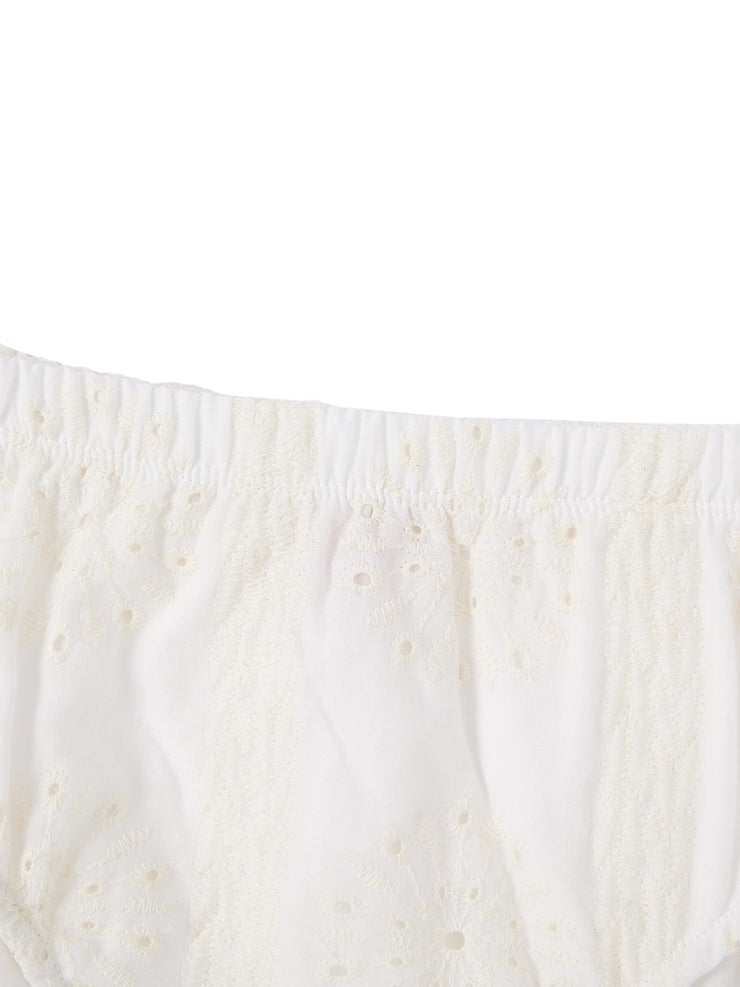 Baby Two Tone Eyelet Set