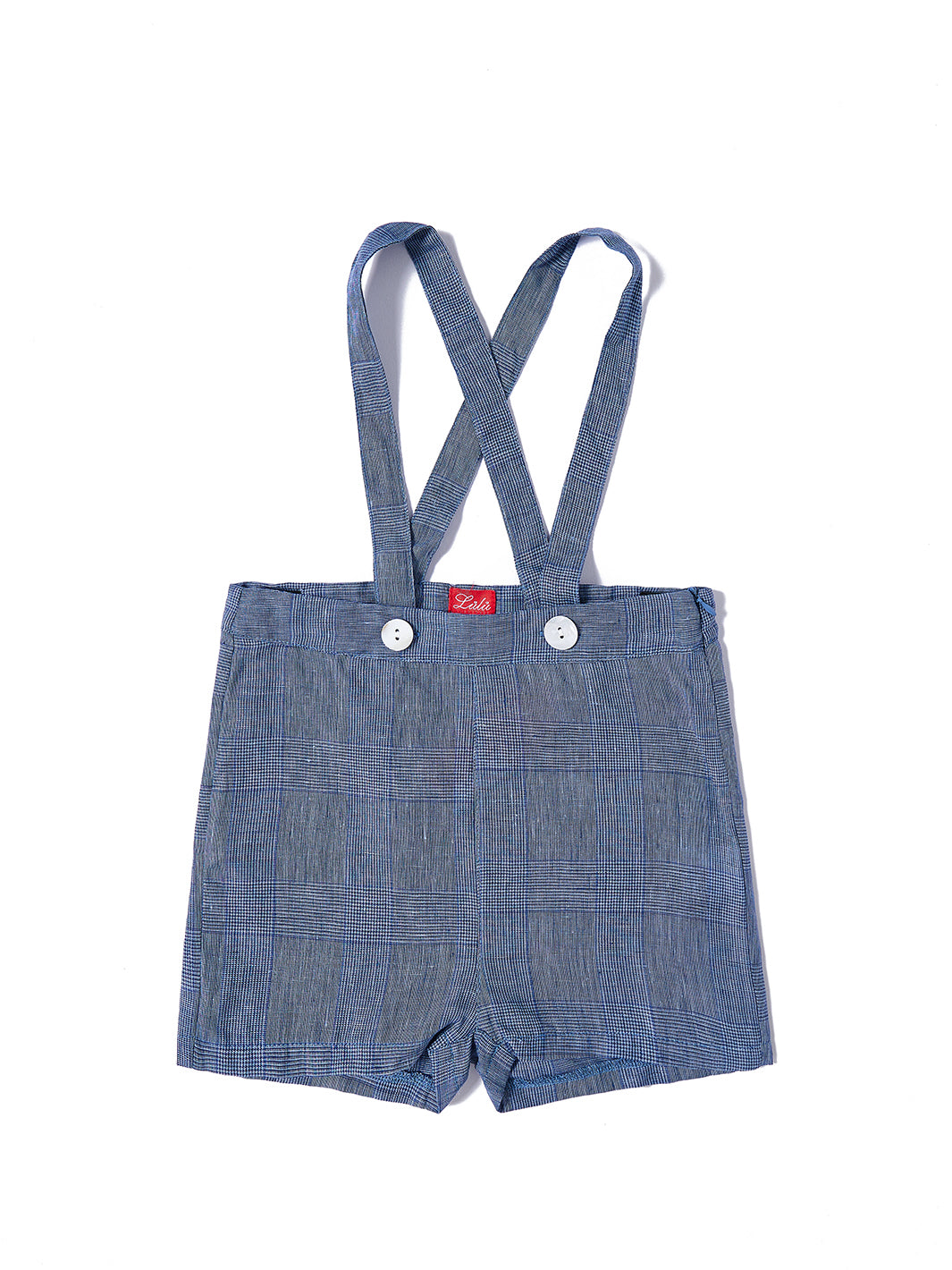 Baby Classic Plaid Overall - Lt. Blue