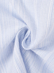 Short Stripe Pants - Lt. Blue/ White