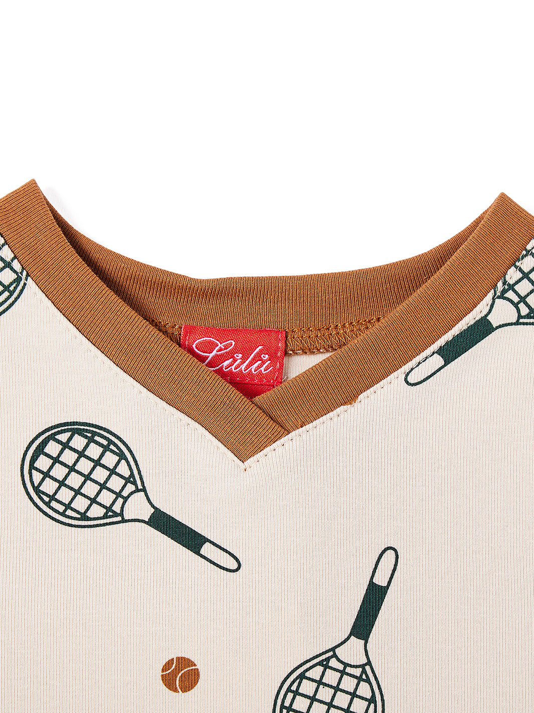All Over Tennis Print Short Sleeve