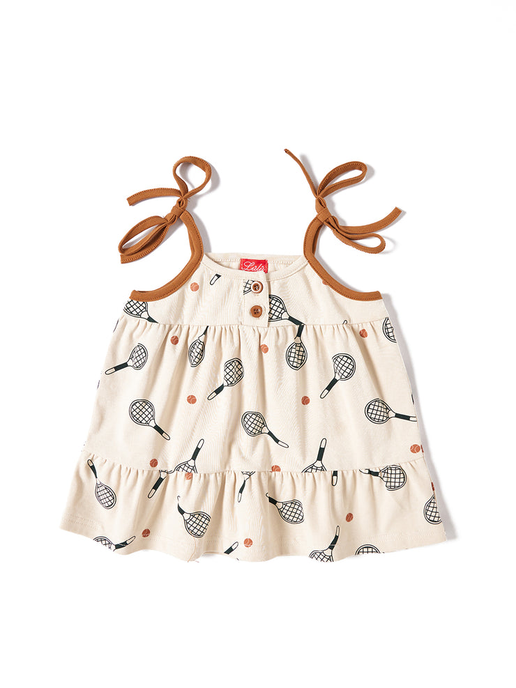 Baby All Over Tennis Print Top