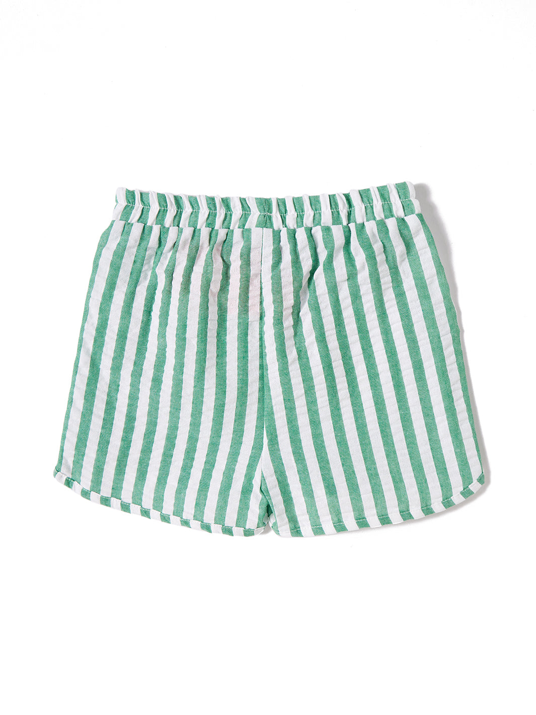 Short Striped Pants - White/Green