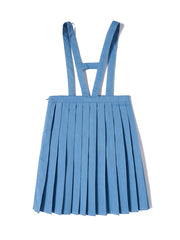 Denim Pleated Jumper - Lt. Blue