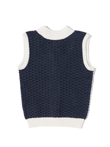 Raised Oval Design Vest